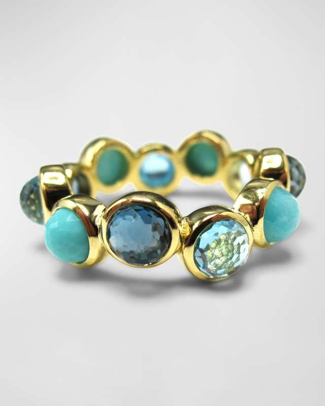 18K Gold Lollipop All-Stone Ring